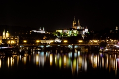 Castle Hill Illuminated at Night