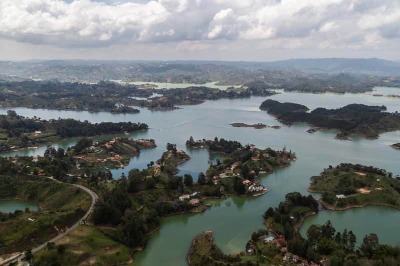 View from El Peñón de Guatapé