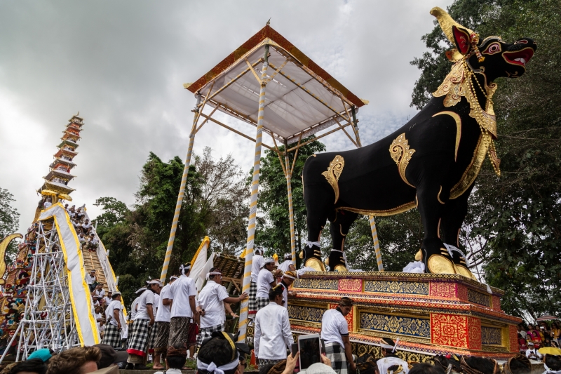 Ngaben in Ubud