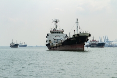 Shipping Vessels at the Harbor