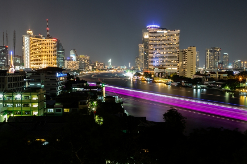 Chao Phraya River at Night