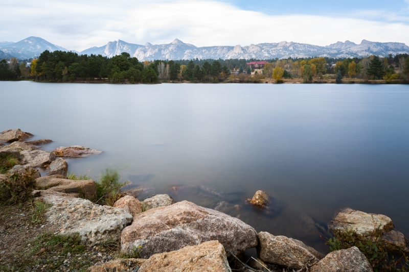 Rocky Mountains from Estes Lake