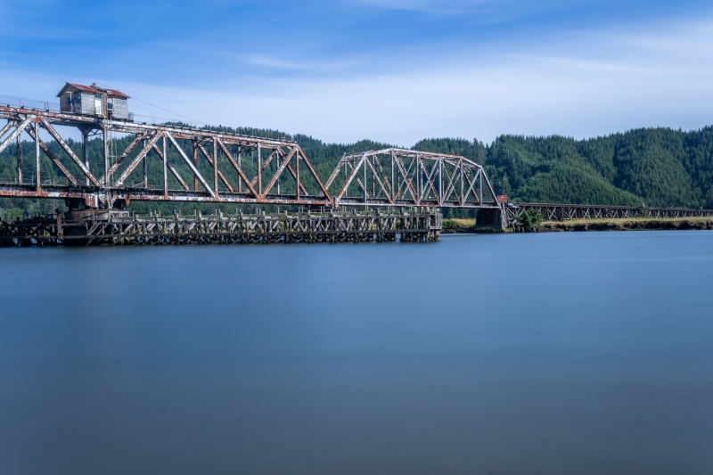 Rustic Railroad Bridge in Oregon