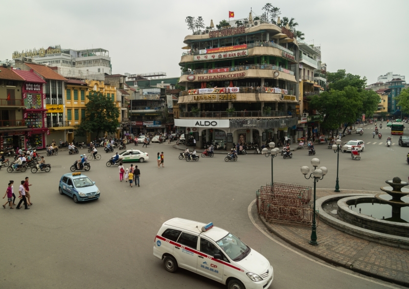City Center of Hanoi, Vietnam