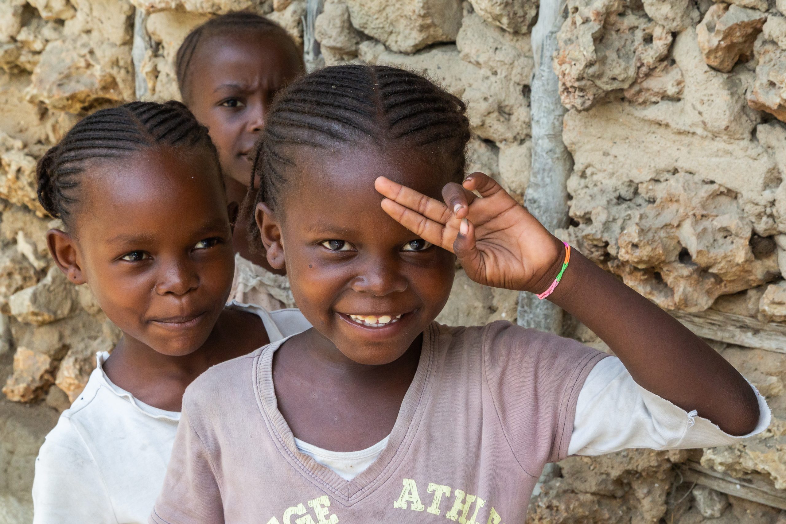 kenyan girls smiling