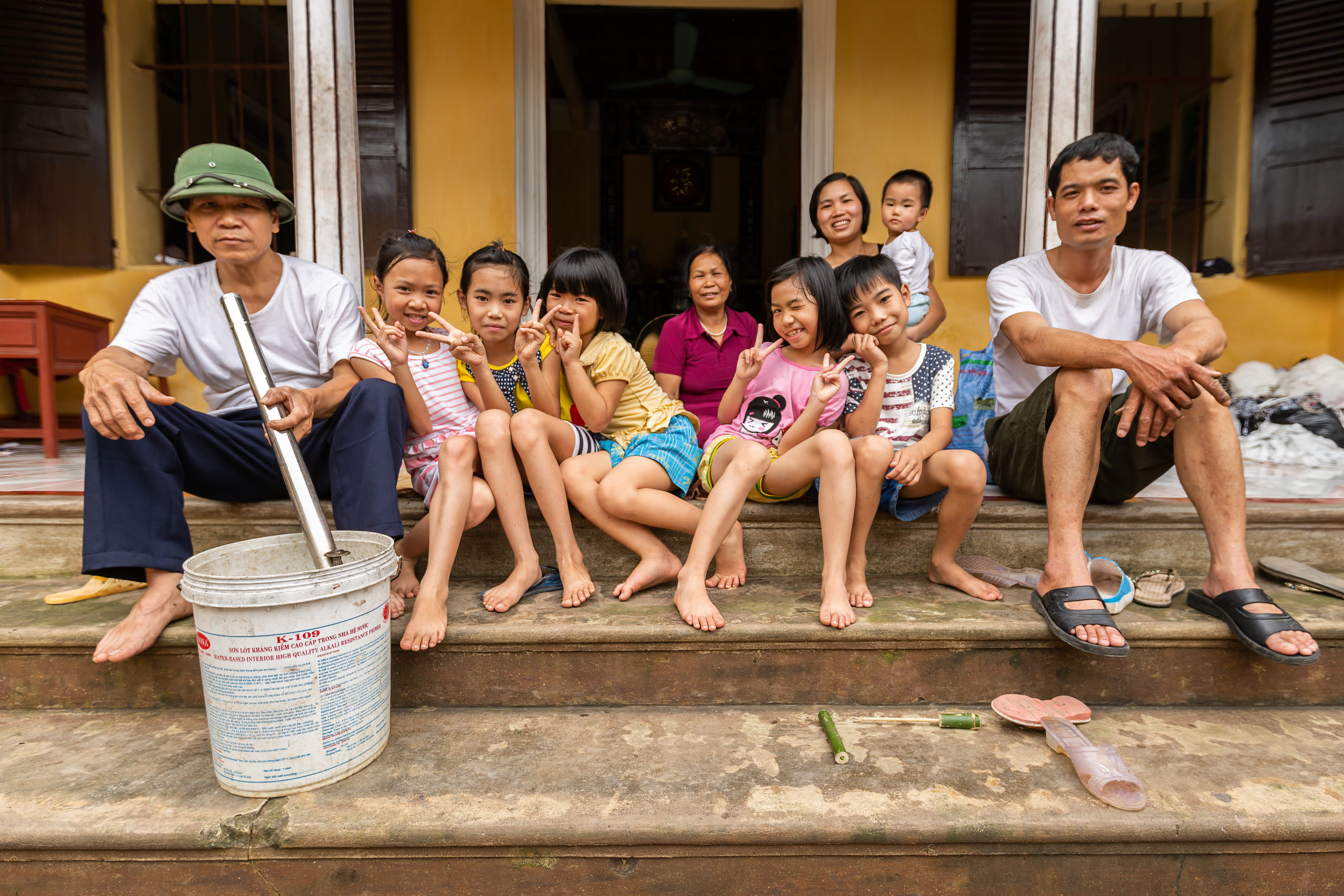 Vietnam family portrait